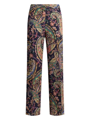Paisley foliage "bootcut" pants - etro - Modalova