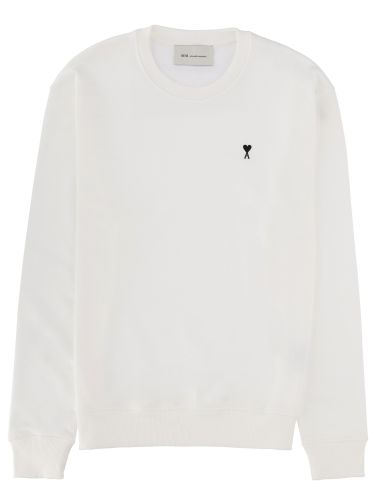 Ami paris sweatshirt with logo - ami paris - Modalova
