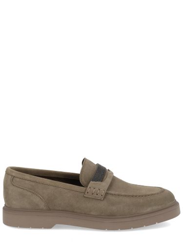 Brunello cucinelli leather loafer - brunello cucinelli - Modalova
