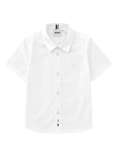 Camicia in cotone a manica corta - boss - Modalova