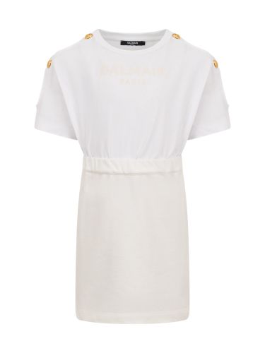 Balmain dress with logo - balmain - Modalova