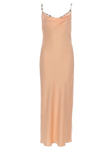 Rabanne abito midi in raso - rabanne - Modalova