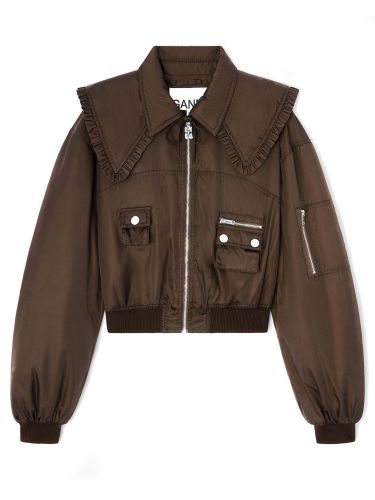 Ganni bomber jacket "duchesse" - ganni - Modalova