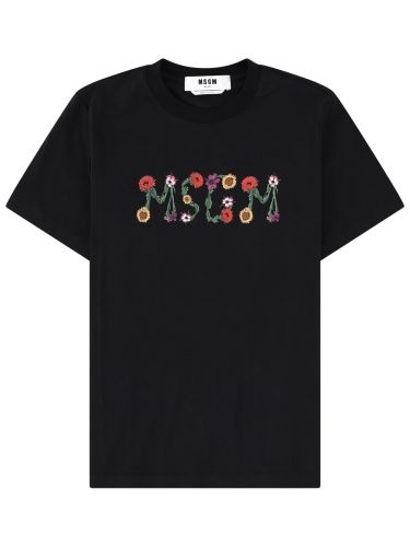Msgm t-shirt con logo - msgm - Modalova
