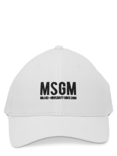 Msgm cappello da baseball con logo - msgm - Modalova