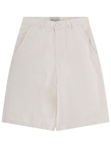 Ami paris shorts in cotone - ami paris - Modalova
