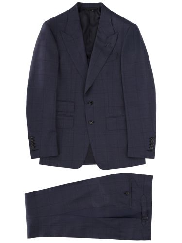 Grand overcheck shelton" suit - tom ford - Modalova