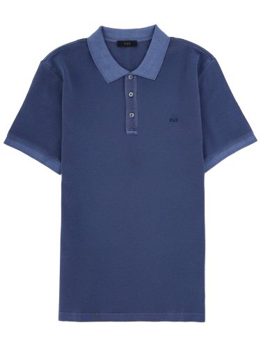 Fay polo with logo - fay - Modalova