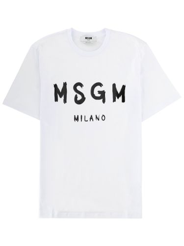 Msgm t-shirt in cotone - msgm - Modalova