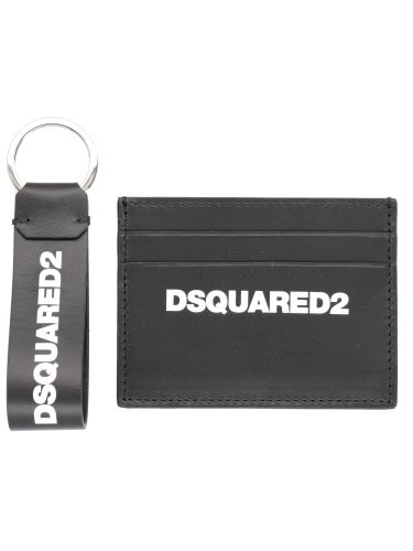 Card holder and keychain gift set - dsquared - Modalova
