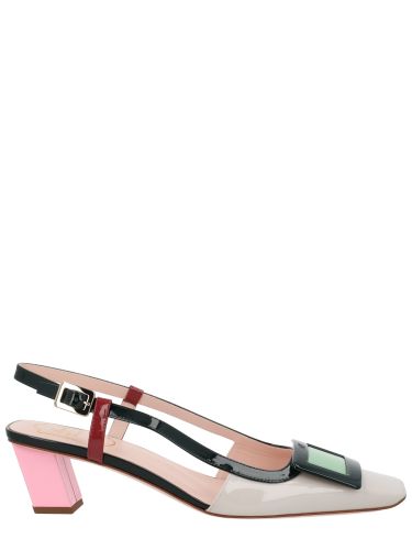 Lacquered" slingback pumps - roger vivier - Modalova