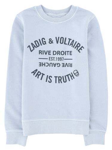 Felpa girocollo con logo - zadig & voltaire - Modalova