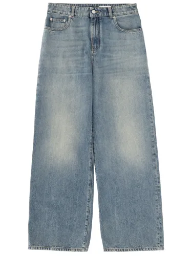 Alexander mcqueen wide leg jeans - alexander mcqueen - Modalova