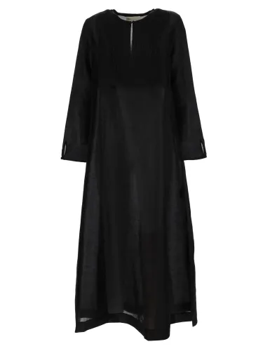 Tory burch long linen caftan - tory burch - Modalova