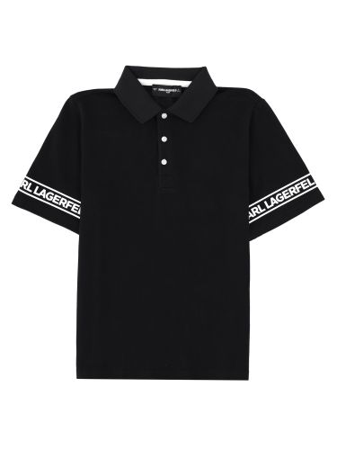 Polo maniche corte logate - karl lagerfeld - Modalova