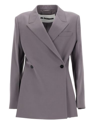 Double-breasted wool jacket - jil sander - Modalova
