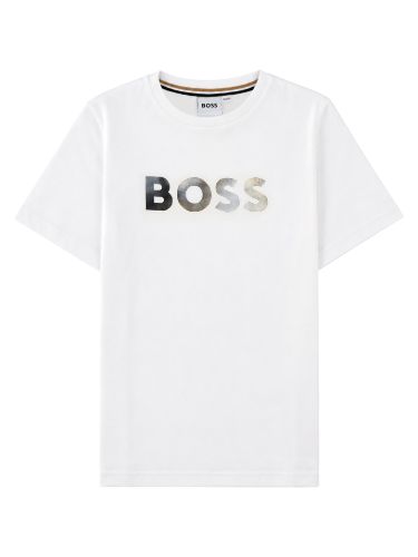 Boss t-shirt con logo in cotone - boss - Modalova