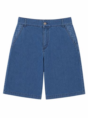 Fendi bermuda in denim - fendi - Modalova