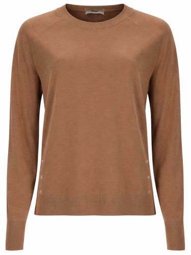 Herno maglia con bottoni laterali - herno - Modalova