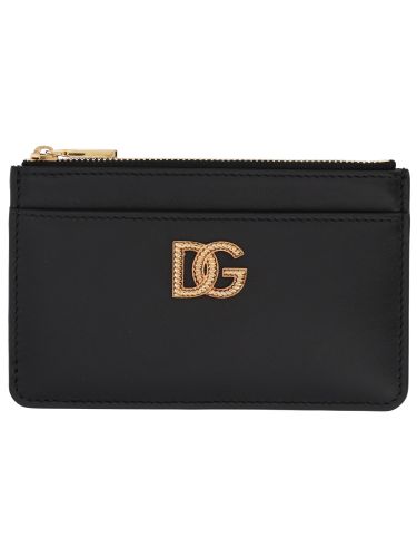Dolce & gabbana leather card holder - dolce & gabbana - Modalova