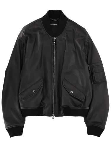 Dolce & gabbana leather jacket - dolce & gabbana - Modalova