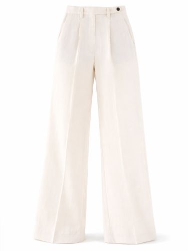 Linen blend tailored pants - brunello cucinelli - Modalova