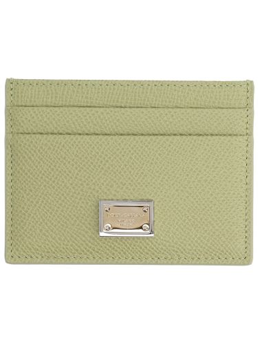 Dolce & gabbana leather card holder - dolce & gabbana - Modalova