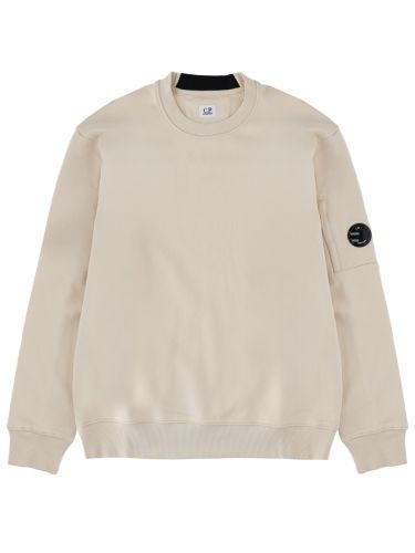 C. p. company sweatshirt with logo patch - c.p. company - Modalova