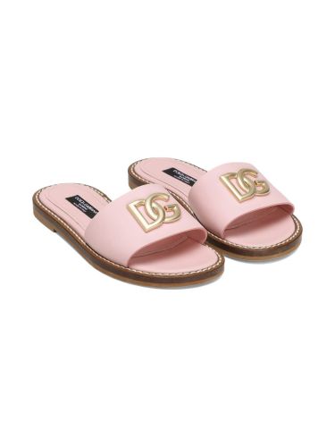 Dolce & gabbana slipper with logo - dolce & gabbana - Modalova