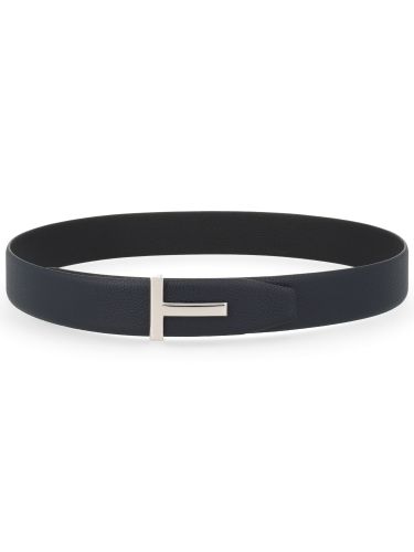 Tom ford belt with buckle "t" - tom ford - Modalova