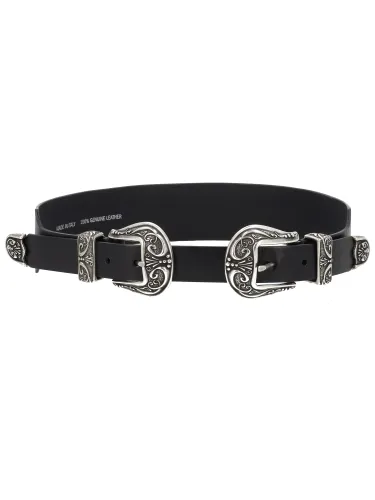 Golden goose double buckle belt - golden goose - Modalova
