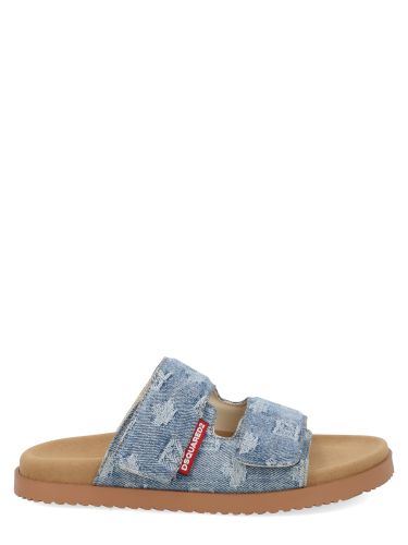 Dsquared sandalo a doppia fascia - dsquared - Modalova