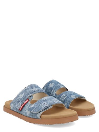 Dsquared sandalo a doppia fascia - dsquared - Modalova