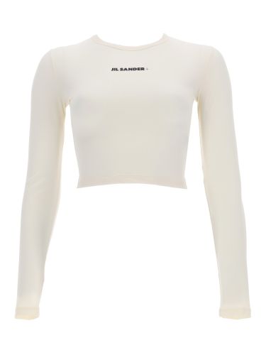 Jil sander cropped top with logo - jil sander - Modalova