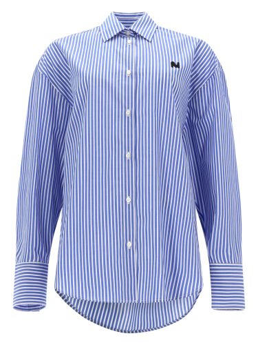 Msgm camicia con logo - msgm - Modalova