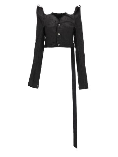 Tec trucker" denim jacket - rick owens drkshdw - Modalova