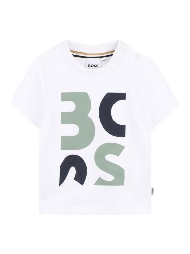 Boss t-shirt con stampa logo - boss - Modalova