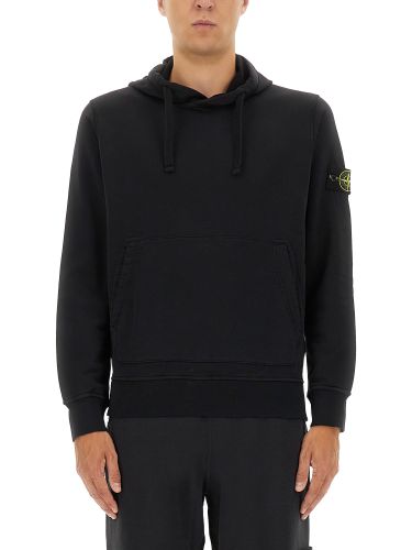 Stone island sweatshirt with logo - stone island - Modalova