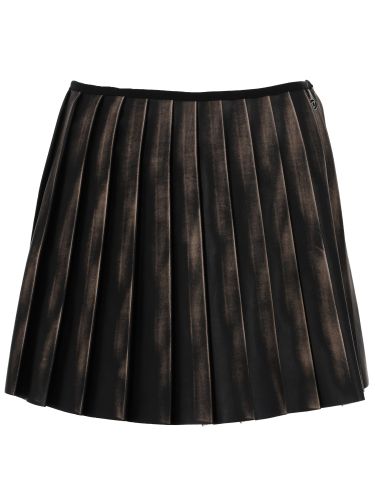 Gonna plissé con effetto distressed - diesel - Modalova