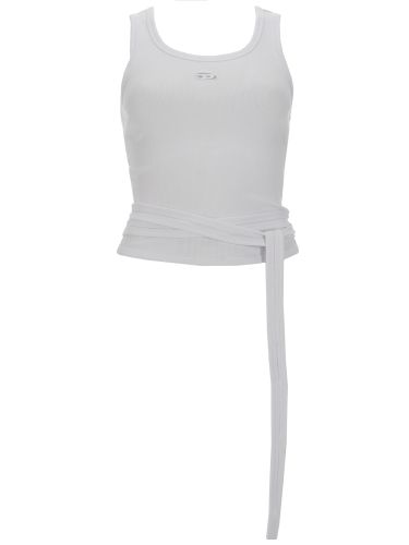 Crop top "t-anky-tail" con lacci - diesel - Modalova