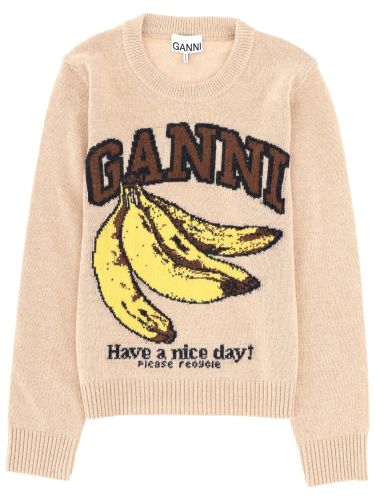 Ganni wool jersey - ganni - Modalova