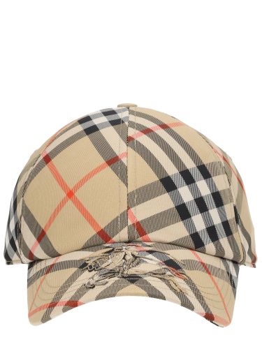 Burberry "check" baseball hat - burberry - Modalova