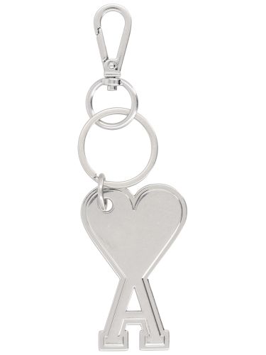 Ami paris keychain with logo - ami paris - Modalova