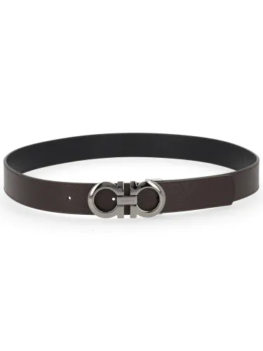 Ferragamo reversible "hooks" belt - ferragamo - Modalova