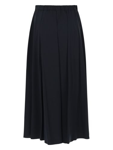 Gonna in popeline di cotone e nylon stretch - aspesi - Modalova