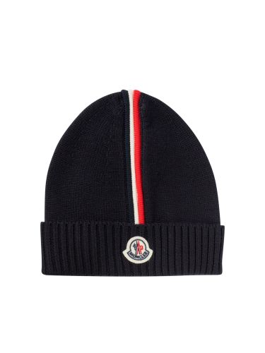 Moncler beanie hat with logo - moncler - Modalova