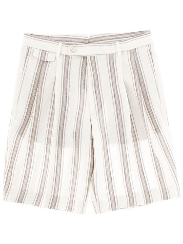 Boss camel shorts in lino - boss camel - Modalova