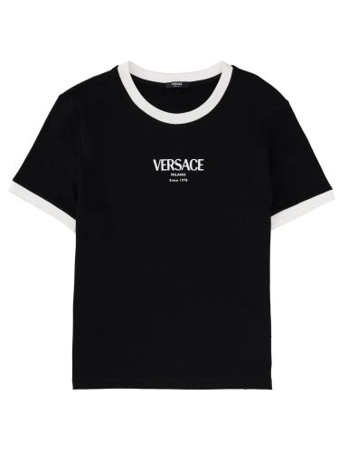 Versace t-shirt with logo - versace - Modalova