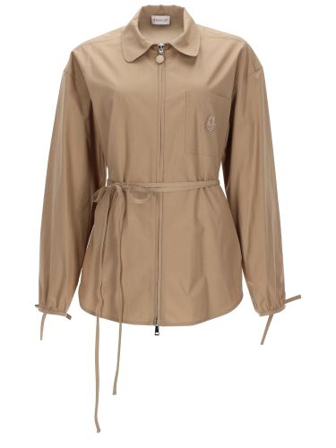 Moncler giacca con zip e cintura - moncler - Modalova