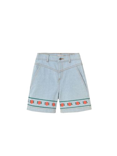 Tinycottons bermuda denim "roses" - tinycottons - Modalova